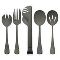 thumbnail image 1 of REGALWOVEN 10 Pieces Silverware Set, Stainless Steel Flatware Cutlery Set with Spoons and Forks Set, Serving Utensils Set for Kitchen Black 10, 1 of 6