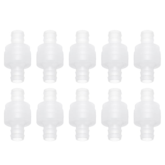REGALWOVEN 10Pcs Non Return Check Valves, 9/16" Dia One Way Inline Hose Connector for Water Air Gas