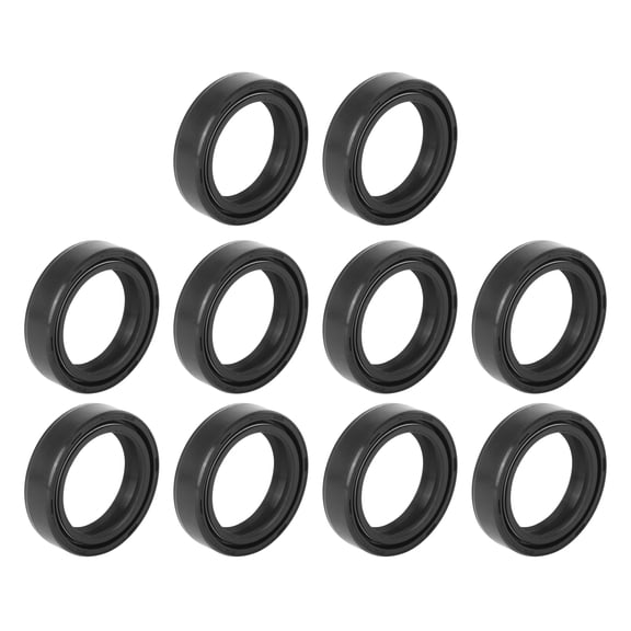 REGALWOVEN 10pcs 30mm x 40.5mm x 10.5mm Motorbike Front Fork Shock Oil Seal for GS125