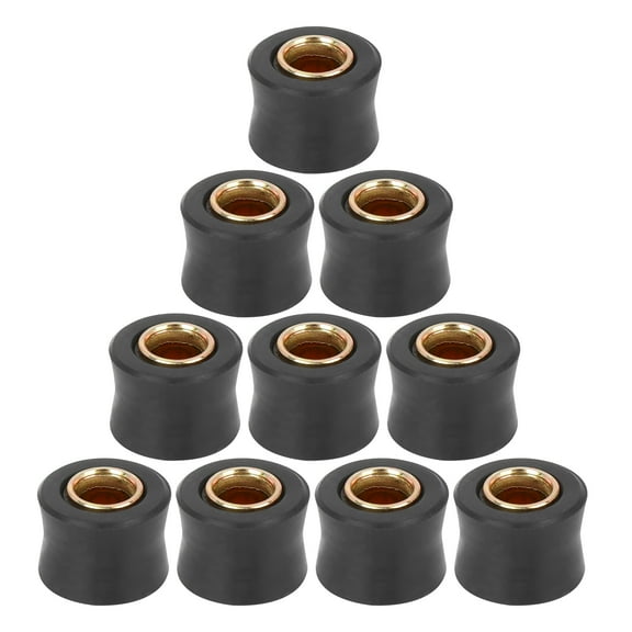 REGALWOVEN 10pcs Motorcycle 10mm Rear Shock Absorber Cushion Rubber Ring Shock Absorber Bushing