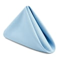 thumbnail image 1 of REGALWOVEN 12 Pack Cloth Napkins, Satin Washable and Reusable Table Dinner Napkins for Restaurant, Weddings, Event and Parties Blue 12x12inch, 1 of 6