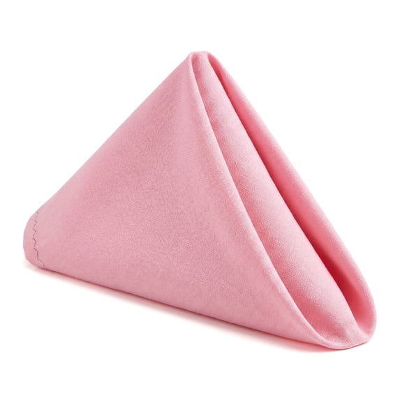 REGALWOVEN 12 Pack Cloth Napkins, Washable and Reusable Table Dinner Napkins for Home, Restaurant, Weddings, Event, and Parties Pink 18x18inch