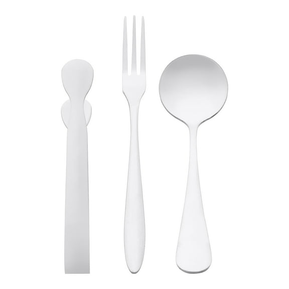 REGALWOVEN 12 Piece Silverware Set, Stainless Steel Flatware, Mirror Polished Cutlery Set, Serving Utensils Set for Kitchen Eating Tableware Silver 12