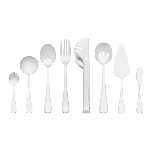 REGALWOVEN 12 Pieces Silverware Set, Stainless Steel Flatware Cutlery Set, Serving Utensils Set for Home Kitchen Restaurant Hotel Silver 12