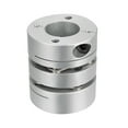 thumbnail image 1 of REGALWOVEN 12mmx22mm Clamp Tight Motor Shaft 2 Diaphragm Coupling Coupler, 1 of 5