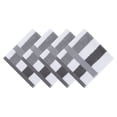 thumbnail image 1 of REGALWOVEN 13" x 13" Striped Face Cloths, Soft Absorbent Cotton Washcloths for Showering, Bathroom, Face, Gym Grey 4pk, 1 of 6