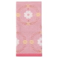 thumbnail image 1 of REGALWOVEN 13 x 29 Inch Cotton Floral Jacquard Hand Towel, Soft Absorbent Decorative Towel for Bathroom, Kitchen Pink 1pk, 1 of 7