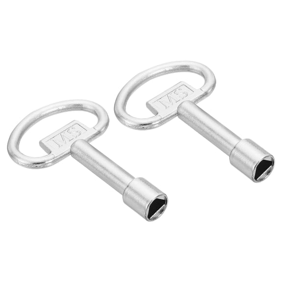 REGALWOVEN 13x9mm Triangle Socket Spanner Key, 2 Pack for Electrical Cabinet, Gas Water Meter