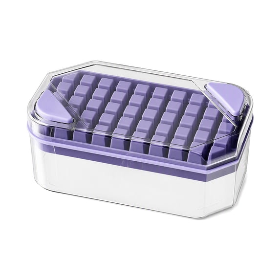 REGALWOVEN 1Pcs Silicone Ice Cube Tray with Leak-Proof Lid, Easy ...
