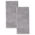 thumbnail image 1 of REGALWOVEN 2 Pack Luxury Striped Cotton Hand Towels, Ultra Soft Absorbent Quick Dry Bath Towels for Bathroom, Kitchen, Spa, Hotel Grey 29" x 13", 1 of 7