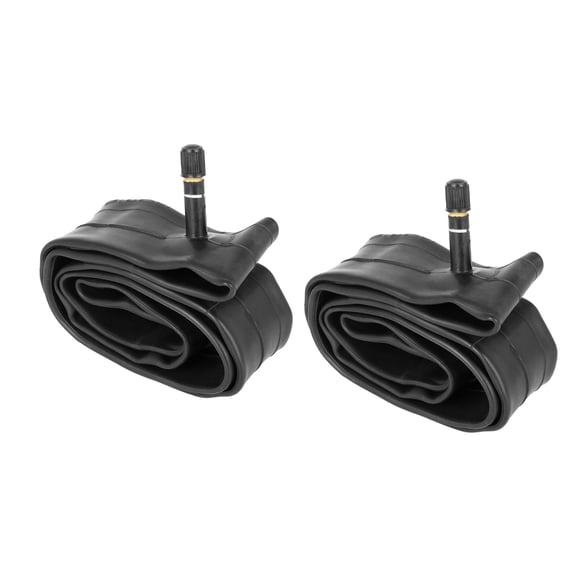 REGALWOVEN 2 Pcs Replacement Bicycle Inner Tube 14" x 1.75"- 2.125" American Type Valve Rubber, Black