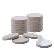 REGALWOVEN 20Pcs Felt Furniture Pads Round 3/4 Floor Protector for Table Chair Leg