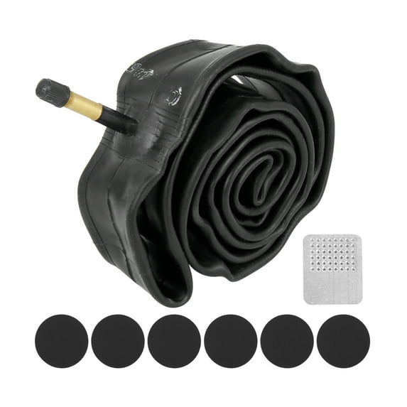 Bike Bicycle Tube w Tire Repair Kit US American Type Valve Inner Tube Replacement 22x1.75/2.125
