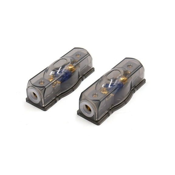 REGALWOVEN  2Pcs 60A Auto Car Audio Amplifier ANL Fuse Holder Base Distribution Block Gray