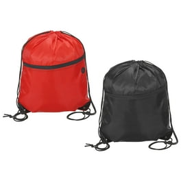●ILLIGO● Nylon lace up gym sack cream 5010268123 Deago Nylon Drawstring Backpack Sports Gym Bag for Men Women