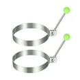 thumbnail image 1 of REGALWOVEN Round Fried Egg Mold 430 Stainless Steel Pancake Mould Kitchen Tool 2Pcs, 1 of 3