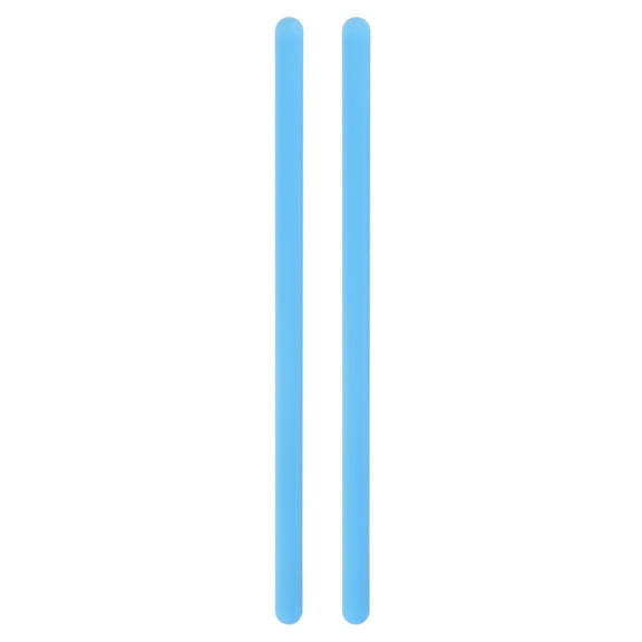 REGALWOVEN 2Pcs Silicone Stir Sticks 5.51" Reusable Stirring Rods Sky Blue