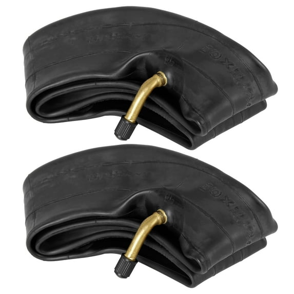Unique Bargains 2pcs 10" Bike Inner Tube 10 x 2 - 2.125 Bent American Type Valve Bicycle Inner Tube Tyres Rubber Black
