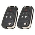 thumbnail image 1 of Unique Bargains 2pcs 5 Button Uncut Key Fob Flip Remote Case Shell Replacement for Chevrolet Camaro, 1 of 6