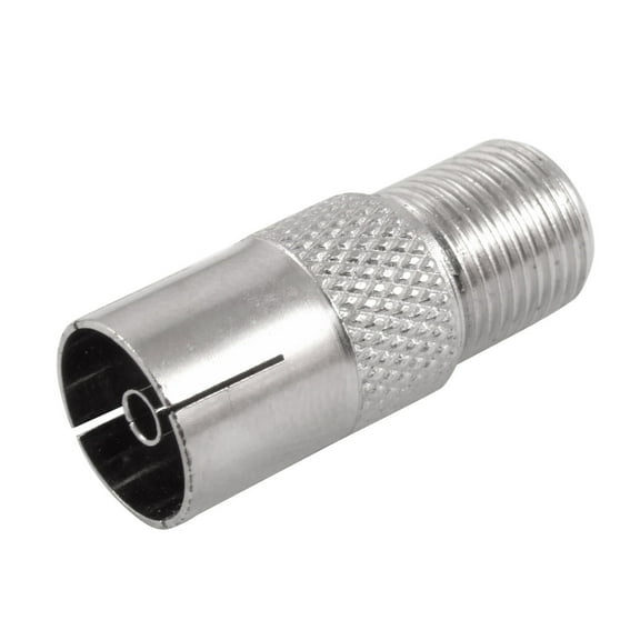 REGALWOVEN 2pcs Antenna CATV TV FM PAL Female to F Female Jack RF Coax Adapter