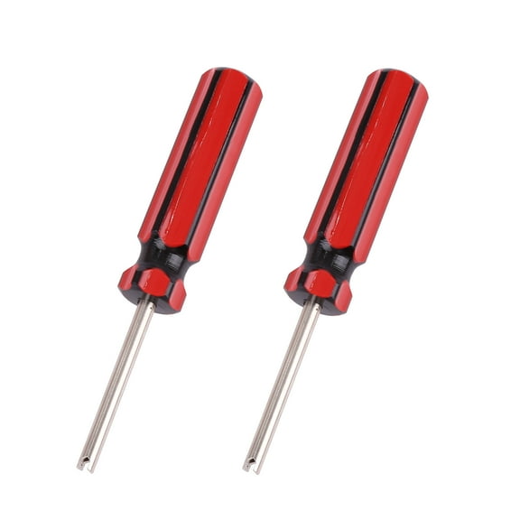 REGALWOVEN 2pcs Car Truck Motorcycles Bike Tire Screwdriver Valve Stem Core Remover Repair Install Tool