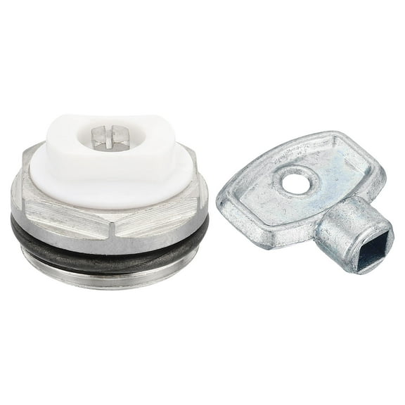 REGALWOVEN 3/4" BSP Male Thread Manual Radiator Air Vent Plug Valve Kit