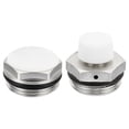 thumbnail image 1 of REGALWOVEN 3/4" BSP Male Thread Manual Radiator Air Vent Plug Valve Set, 2 Pack, 1 of 6