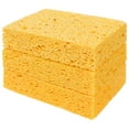 thumbnail image 1 of REGALWOVEN 3-Count Cellulose Sponges Kitchen, Cleaning Sponge for Dish, Non-Scratch Scrubber for Household, Cookware, Bathroom Yellow 4.7"x3"x1", 1 of 6