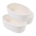 thumbnail image 1 of REGALWOVEN 3 Packs Storage Basket, Shelf Closet Storage Bin for Key Tray Bowl for Entryway Desk, Catchall Home Decor Beige 9.1*5.1*2.8in, 1 of 5
