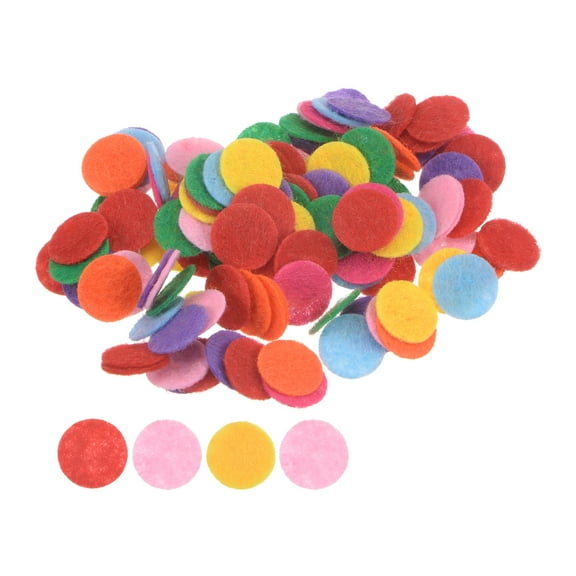 REGALWOVEN 300Pcs Round Felt Circles for DIY Projects, Perfect for Crafts and Furniture Protection 10mm
