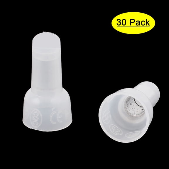 REGALWOVEN 30Pcs 12-10AWG Guage Closed End Cap Crimp Terminal Electric Wire Connector