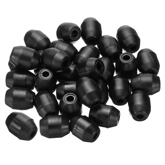 REGALWOVEN 30Pcs Kitchen Sink Rack Feet, Plastic Lightweight Sink Replacement Feet Black