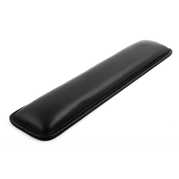 REGALWOVEN 37cmx8cmx2cm Computer PU Leather 87-Keys Hand Support Keyboard Wrist Rest Black