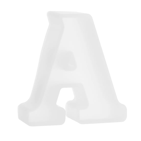 REGALWOVEN 3D Alphabet Model for Resin Silicone Capital Alphabet Epoxy Casting Model A
