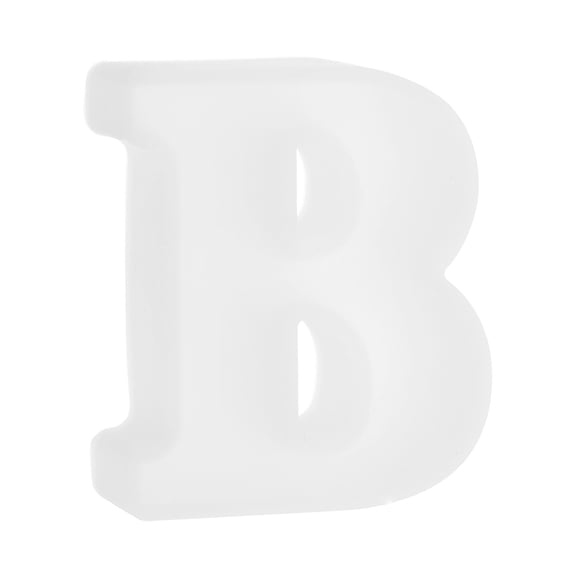 REGALWOVEN 3D Alphabet Model for Resin Silicone Capital Alphabet Epoxy Casting Model B