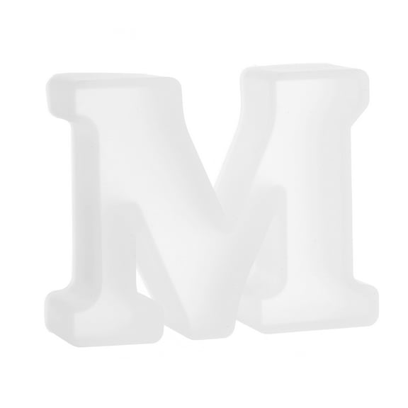 REGALWOVEN 3D Alphabet Model for Resin Silicone Capital Alphabet Epoxy Casting Model M