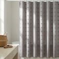thumbnail image 1 of REGALWOVEN 3D Geometric Texture Shower Curtain Sets with Tassels for Bathroom Decor Grey 72"W x 72"L, 1 of 7