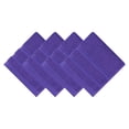 thumbnail image 1 of REGALWOVEN 4 Pack Solid Striped Cotton Washcloths, Soft Absorbent Fingertip Towels for Face, Body, and Spa Light Purple 13" x 13", 1 of 7