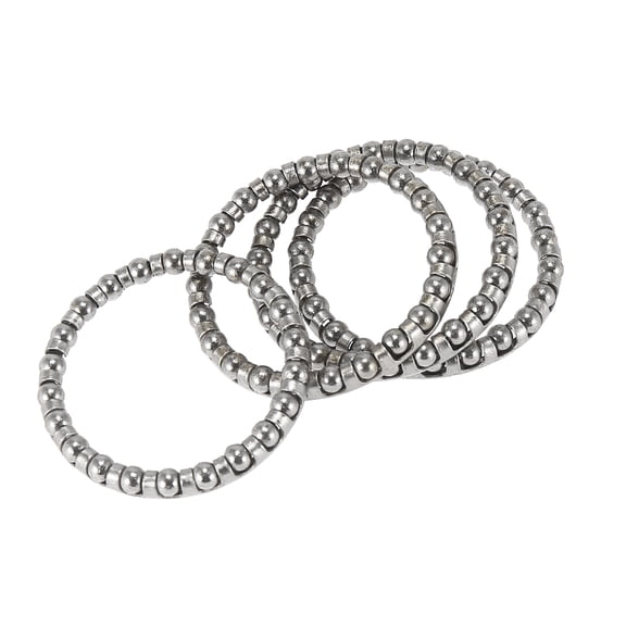 REGALWOVEN 4 Pcs 4mm x 22 Ball Bearings Cages Crank Bearings Wheel Bearing Retainer for Bike