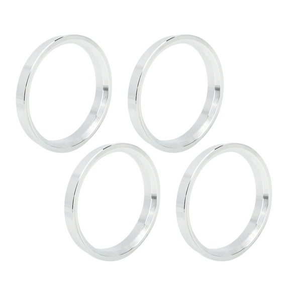 REGALWOVEN 4 Pcs 73.1 mm to 64.1 mm Aluminium Alloy Car Hub Centric Rings Wheel Bore Spacer