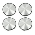thumbnail image 1 of REGALWOVEN 4 Pcs Black 60mm Dia 5 Clips Car Wheel Center Hub Rim Caps Cover, 1 of 5