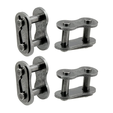 Unique Bargains 4 Pcs Universal 420 Chain Master Link for 50cc for 90cc Pit Bike Connector New