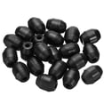 thumbnail image 1 of REGALWOVEN 4mm Kitchen Sink Rack Feet, Plastic Lightweight Sink Feet Wire Bumpers Protector Black, 1 of 6