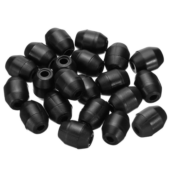 REGALWOVEN 4mm Kitchen Sink Rack Feet, Plastic Lightweight Sink Feet Wire Bumpers Protector Black