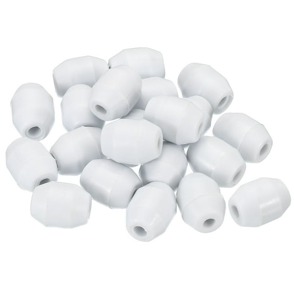 REGALWOVEN 4mm Kitchen Sink Rack Feet, Plastic Lightweight Sink Feet Wire Bumpers Protector White