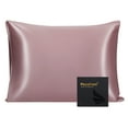 thumbnail image 1 of REGALWOVEN 550 Thread Count Silk Pillowcase, Mauve Standard(20"x26"), 1 of 6