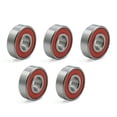 thumbnail image 1 of 5pcs 6201RS 12mm x 32mm x 10mm Double Sealed Deep Groove Ball Bearing, 1 of 3