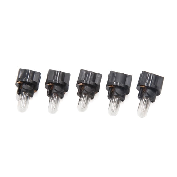 REGALWOVEN 5pcs DC 12V T5-V2 Amber Dashboard Indicator Signal Light Lamp for Car Internal