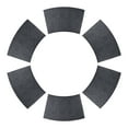 thumbnail image 1 of REGALWOVEN 6 Pack Place Mats Faux Leather Placemats for Kitchen Dining Table Decor Black Gold 20*12in, 1 of 7