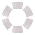 thumbnail image 1 of REGALWOVEN 6 Pack Place Mats Faux Leather Placemats for Kitchen Dining Table Decor Light Gray 20*12in, 1 of 7